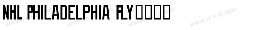 NHL Philadelphia Fly字体转换